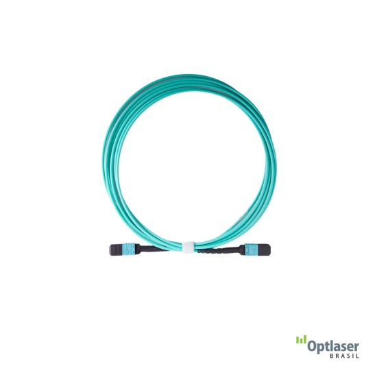 OPTICAL CABLE, MPO (F) x MPO (F), 12 FIBERS, OM3, 50/125, MM, 5M