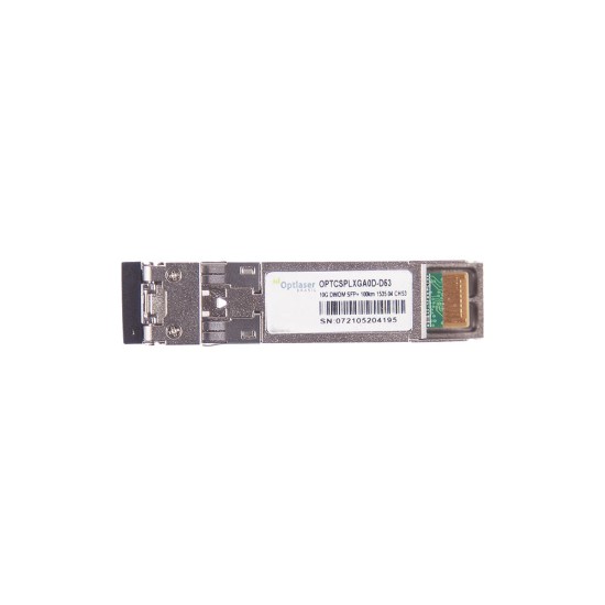 TRANSCEPTOR ÓPTICO, SFP+ 10G, DWDM, 100KM, 1535.04NM, CH53 TRANSCEPTOR ÓPTICO, SFP+ 10G, DWDM, 100KM, 1535.04NM, CH53