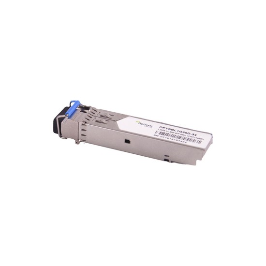 TRANSCEPTOR ÓPTICO, SFP 1,25G, BX-U, BIDI, 1310NM, SM, 3KM, 12DB, DDMI