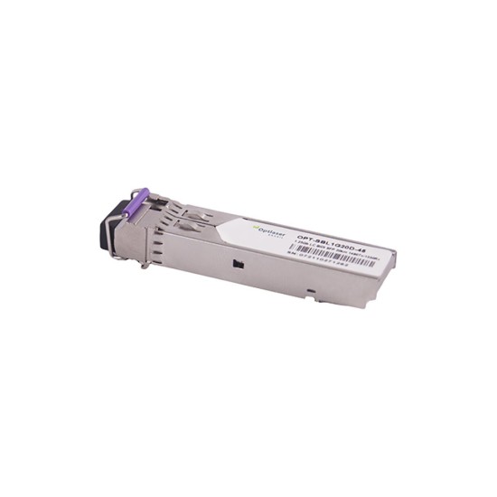 TRANSCEPTOR ÓPTICO, SFP 1,25G, BX-D, BIDI, 1490NM,  SM, 20KM, 14DB, DDMI