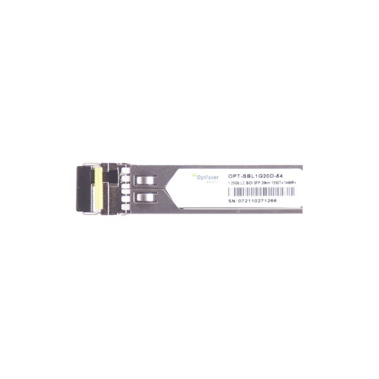 TRANSCEPTOR ÓPTICO, SFP 1,25G, BX-D, BIDI, 1550NM, SM, 20KM, 14DB, DDMI TRANSCEPTOR ÓPTICO, SFP 1,25G, BX-D, BIDI, 1550NM, SM, 20KM, 14DB, DDMI