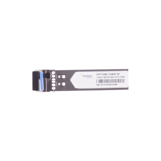TRANSCEPTOR ÓPTICO, SFP 1,25G, BX-U, BIDI, 1310NM, SM, 40KM, 21DB, DDMI TRANSCEPTOR ÓPTICO, SFP 1,25G, BX-U, BIDI, 1310NM, SM, 40KM, 21DB, DDMI