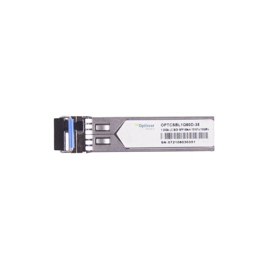 TRANSCEPTOR ÓPTICO, SFP 1,25G, BX-U, BIDI, 1310NM, SM, 60KM, 22DB, DDMI TRANSCEPTOR ÓPTICO, SFP 1,25G, BX-U, BIDI, 1310NM, SM, 60KM, 22DB, DDMI