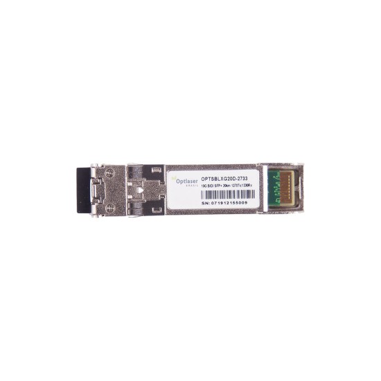 TRANSCEPTOR ÓPTICO, SFP+ 10G, BX-U, BIDI, 1270NM , SM, 20KM