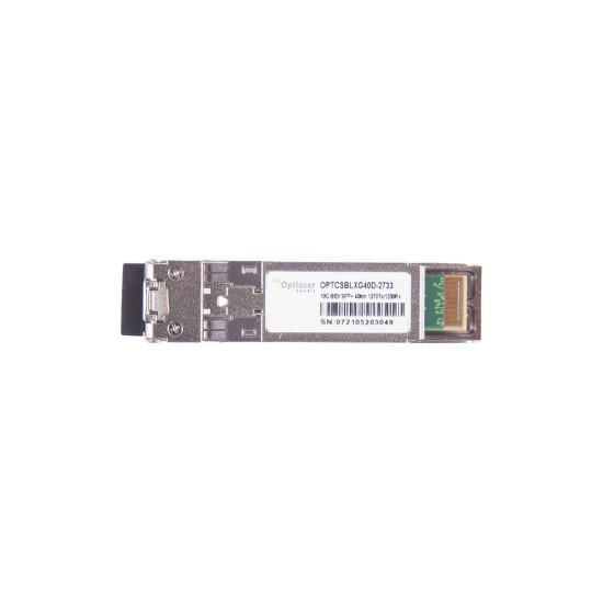 TRANSCEPTOR ÓPTICO, SFP+ 10G, BX-U, BIDI, 1270NM , SM, 40KM