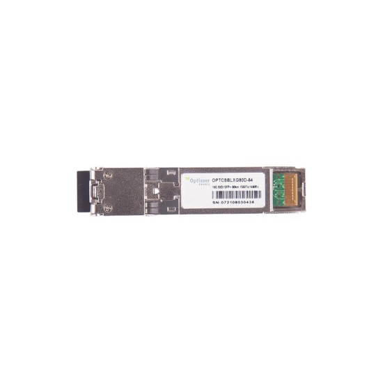 TRANSCEPTOR ÓPTICO, SFP+ 10G, BX-D, BIDI, 1550NM, SM, 80KM TRANSCEPTOR ÓPTICO, SFP+ 10G, BX-D, BIDI, 1550NM, SM, 80KM