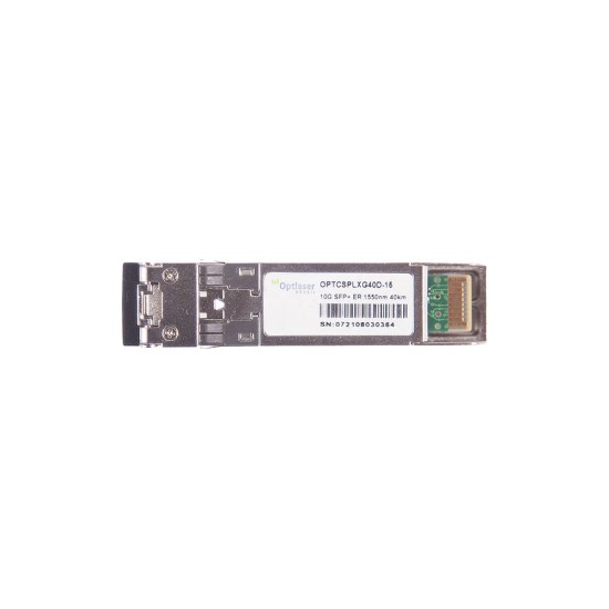 TRANSCEPTOR ÓPTICO, SFP+ 10G, ER, 1550NM, EML, SM, 40KM TRANSCEPTOR ÓPTICO, SFP+ 10G, ER, 1550NM, EML, SM, 40KM
