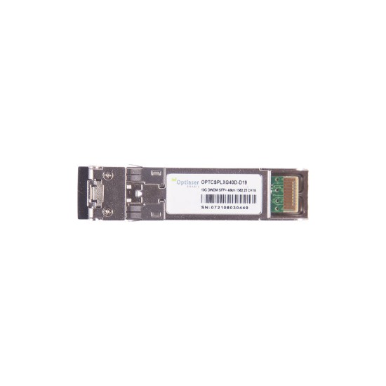 TRANSCEPTOR ÓPTICO, SFP+ 10G, DWDM, 40KM 1562.23NM CH19