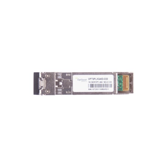 TRANSCEPTOR ÓPTICO, SFP+ 10G, DWDM, 40KM 1561.42NM CH20