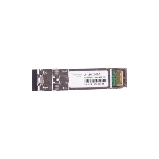 TRANSCEPTOR ÓPTICO, SFP+ 10G, DWDM, 40KM 1560.61NM CH21