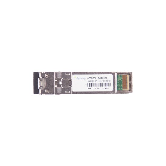 TRANSCEPTOR ÓPTICO, SFP+ 10G, DWDM, 40KM 1559.79NM CH22 TRANSCEPTOR ÓPTICO, SFP+ 10G, DWDM, 40KM 1559.79NM CH22