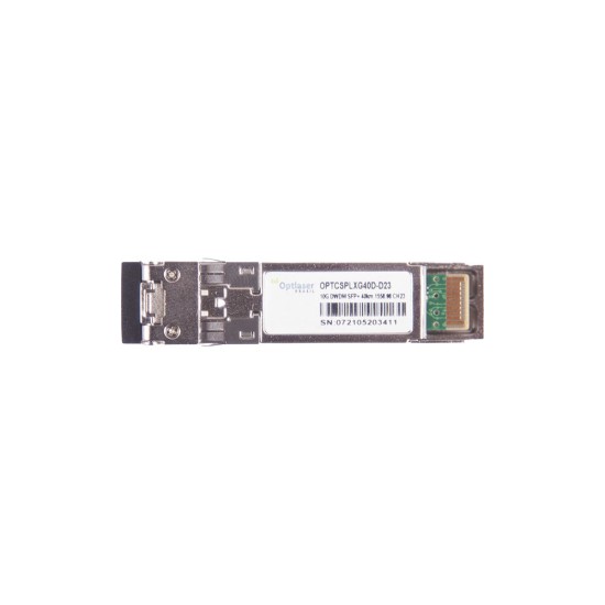 TRANSCEPTOR ÓPTICO, SFP+ 10G, DWDM, 40KM 1558.98NM CH23