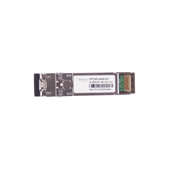 TRANSCEPTOR ÓPTICO, SFP+ 10G, DWDM, 40KM 1555.75NM CH27