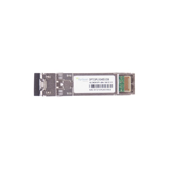 TRANSCEPTOR ÓPTICO, SFP+ 10G, DWDM, 40KM, NM, CH35 TRANSCEPTOR ÓPTICO, SFP+ 10G, DWDM, 40KM, NM, CH35
