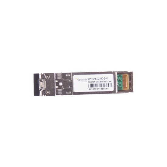 TRANSCEPTOR ÓPTICO, SFP+ 10G, DWDM, 40KM, 1545.32NM, CH40 TRANSCEPTOR ÓPTICO, SFP+ 10G, DWDM, 40KM, 1545.32NM, CH40