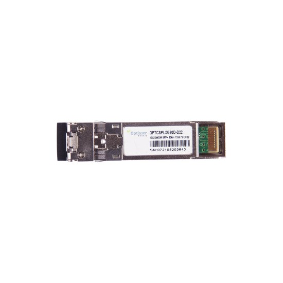 TRANSCEPTOR ÓPTICO, SFP+ 10G, DWDM, 80KM, 1559.79NM, CH22 TRANSCEPTOR ÓPTICO, SFP+ 10G, DWDM, 80KM, 1559.79NM, CH22