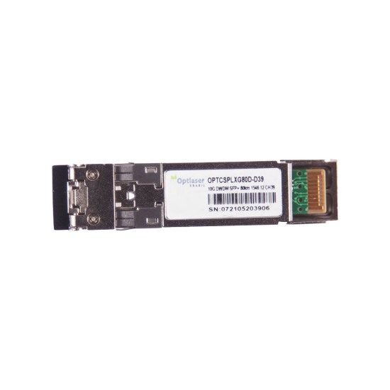 TRANSCEPTOR ÓPTICO, SFP+ 10G, DWDM, 80KM 1546.12NM CH39 TRANSCEPTOR ÓPTICO, SFP+ 10G, DWDM, 80KM 1546.12NM CH39