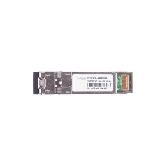 TRANSCEPTOR ÓPTICO, SFP+ 10G, DWDM, 80KM 1542.14NM CH44 TRANSCEPTOR ÓPTICO, SFP+ 10G, DWDM, 80KM 1542.14NM CH44