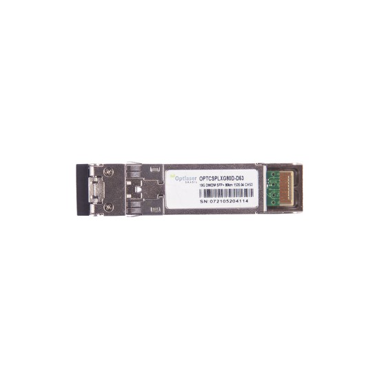 TRANSCEPTOR ÓPTICO, SFP+ 10G, DWDM, 80KM 1535.04NM CH53 TRANSCEPTOR ÓPTICO, SFP+ 10G, DWDM, 80KM 1535.04NM CH53