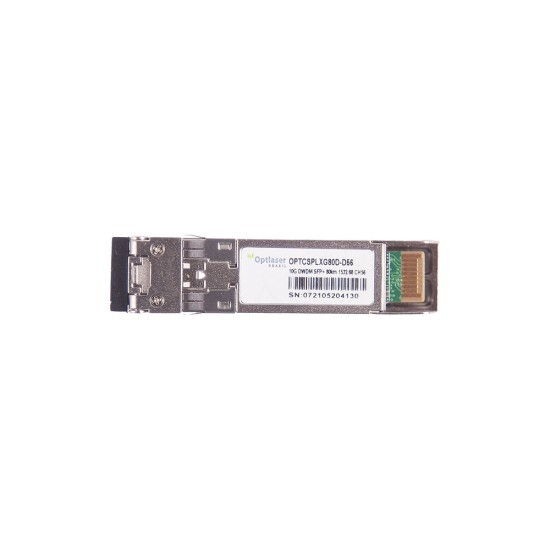 TRANSCEPTOR ÓPTICO, SFP+ 10G, DWDM, 80KM 1532.68NM CH56 TRANSCEPTOR ÓPTICO, SFP+ 10G, DWDM, 80KM 1532.68NM CH56