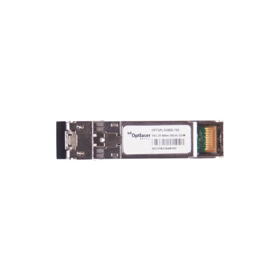 TRANSCEPTOR ÓPTICO, SFP+ 10G, DWDM, 80KM, TUNABLE 50GHZ TRANSCEPTOR ÓPTICO, SFP+ 10G, DWDM, 80KM, TUNABLE 50GHZ