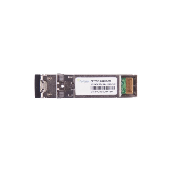 TRANSCEPTOR ÓPTICO, SFP+ 10G, DWDM, 100KM 1556.55NM CH26 TRANSCEPTOR ÓPTICO, SFP+ 10G, DWDM, 100KM 1556.55NM CH26