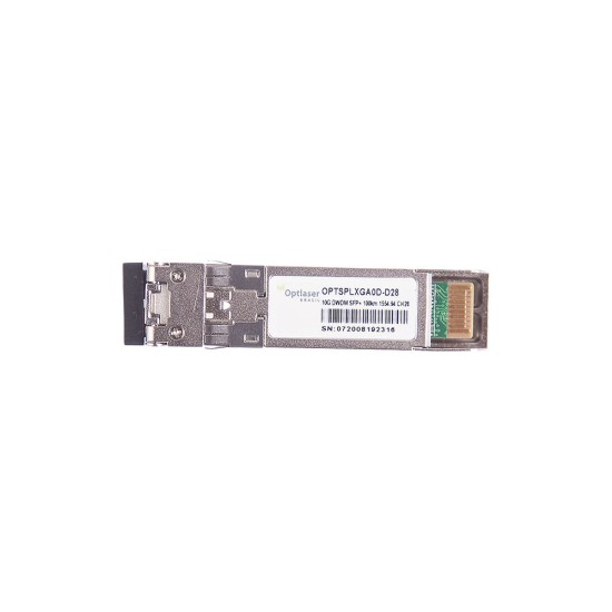TRANSCEPTOR ÓPTICO, SFP+ 10G, DWDM, 100KM, 1554.94NM, CH28 TRANSCEPTOR ÓPTICO, SFP+ 10G, DWDM, 100KM, 1554.94NM, CH28