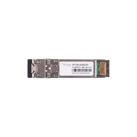 TRANSCEPTOR ÓPTICO, SFP+ 10G, DWDM, 100KM, 1544.53NM, CH41 TRANSCEPTOR ÓPTICO, SFP+ 10G, DWDM, 100KM, 1544.53NM, CH41